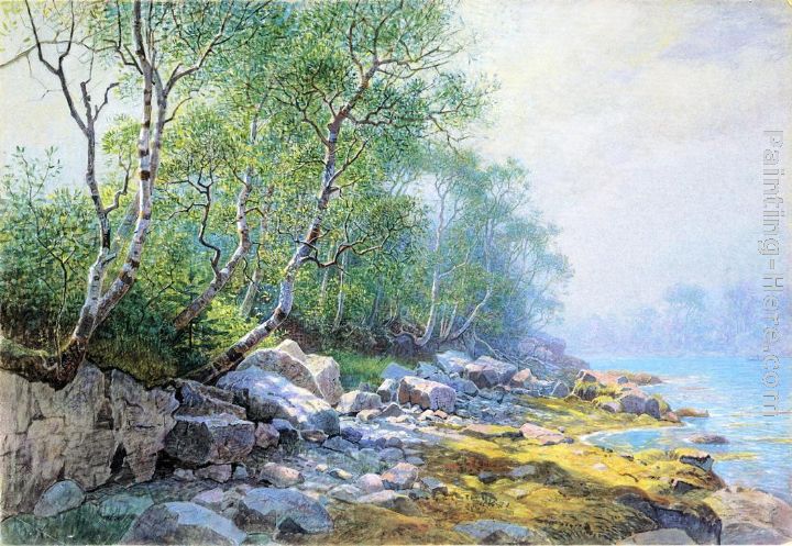 Seal Harbor, Mount Desert, Maine painting - William Stanley Haseltine Seal Harbor, Mount Desert, Maine art painting
